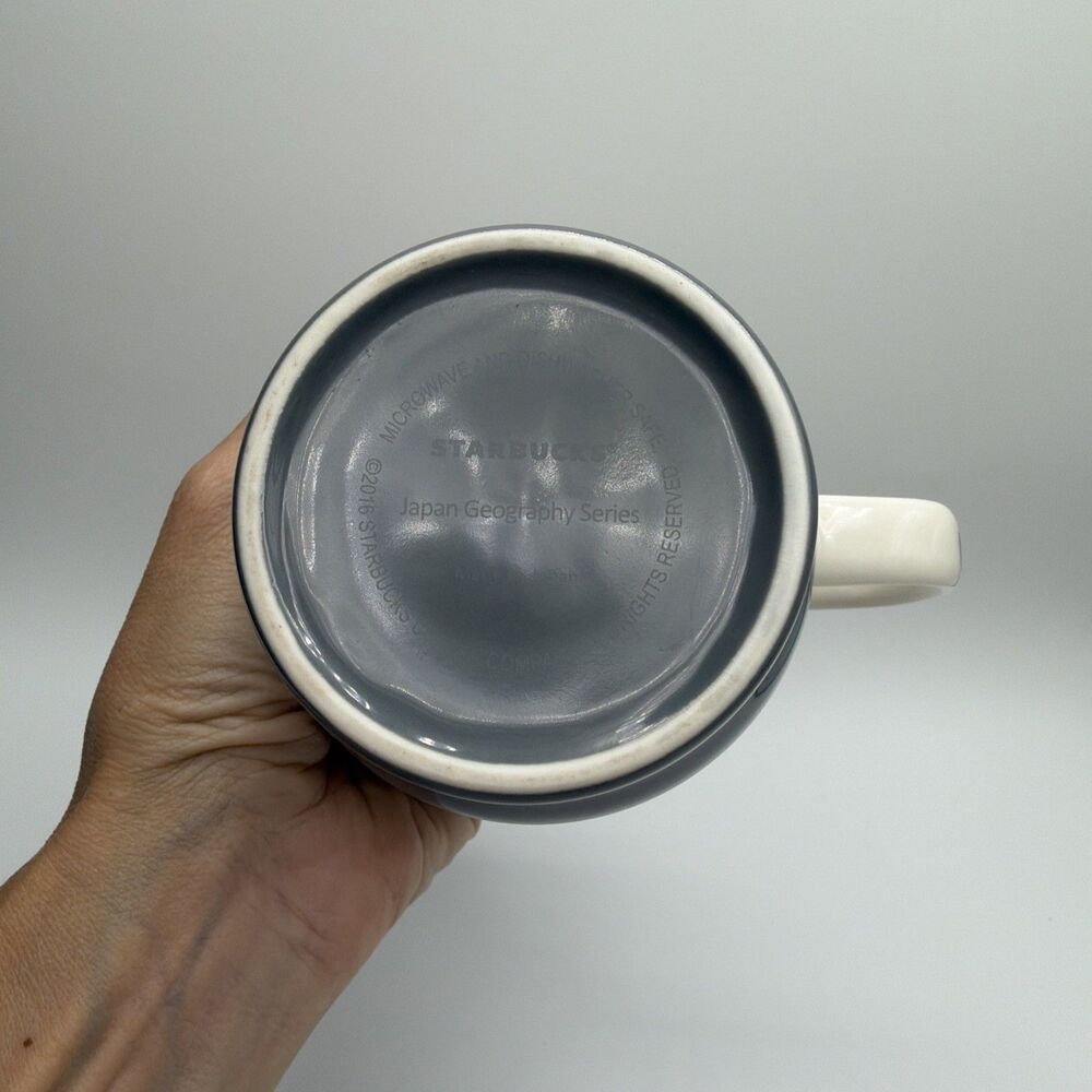 Starbucks Japan Geography Series Tokyo 2016 Mug White Gray Multicolor - Picture 7 of 7